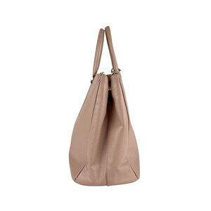 Prada Tote Cipria Calfskin Saffiano Soft Pink Zippered